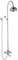Clever 96747 Conjunto de Baño-Ducha Bimando Extensible With2 Antigona, Elegance, Cromado