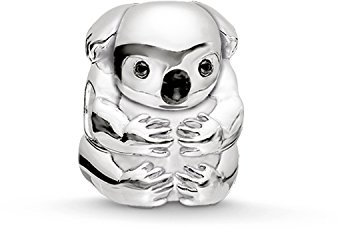 Thomas Sabo Damen-Bead Koalabär Karma Beads 925 Sterling Silber schwarz Zirkonia schwarz K0195-041-11
