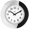Alessi Momento Wanduhr aus Edelstahl, Quartz Werk, 3