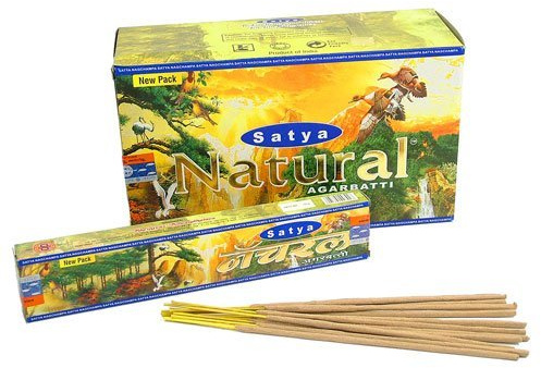 Räucherstäbchen Nag Champa Natur - 15 Gramm Packungen, Natur, Individuelles Pack