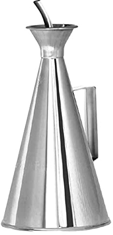 Guimarares & Rosa Anti Drop Bidon d'huile, en Acier Inoxydable, Argent, 30 x 30 x 30 cm