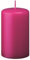 Stumpenkerzen Pink (Fuchsia) 10 x 5 cm, 12 Stück