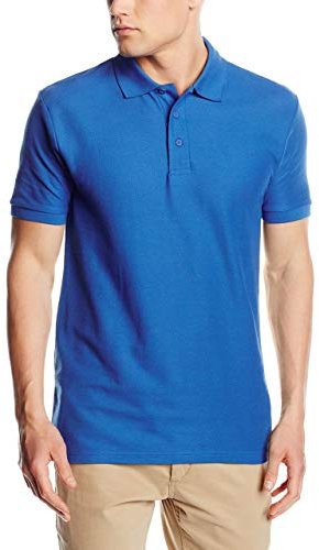Fruit of the Loom Mens Pocket 65/35 Pique© Short Sleeve Polo Shirt (L) (Royal)