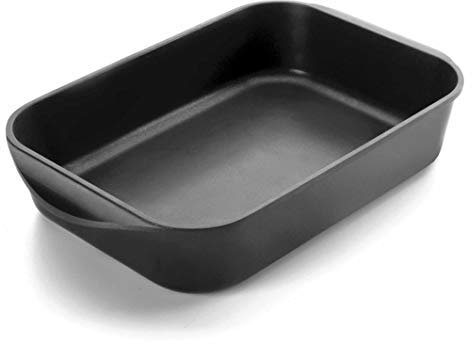 LACOR - 25534 - Rustidera Aluminio para Inducción, 34x28 - Negro