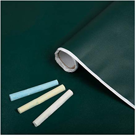 d-c-fix Tafelfolie selbstklebend grün 90 cm x 1,5 m mit Kreide - Tafel Folie abwischbar Kreidefolie Klebefolie zum Beschriften für Küche, Kühlschrank, Kinderzimmer, Büro