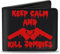 Buckle-Down Men's Bifold Wallet Zombies Bi-Fold, 4.0 x 3.5