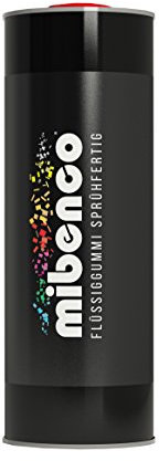 mibenco 73122008 Flüssiggummi Sprühfertig, 1 L, Orange Matt - Zur Fahrzeugbeschichtung