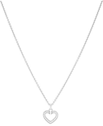 JETTE Damen-Kette 925er Silber rhodiniert 23 Zirkonia One Size 86938308