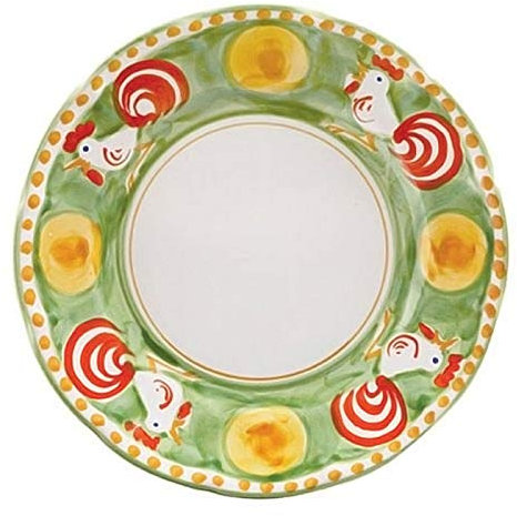 Vietri campagna gallina 25,4 cm D piatto piano