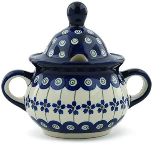 Original Ceramic Pottery Sugar Bowl 0,35 Litres in Decor 166a