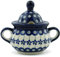 Original Ceramic Pottery Sugar Bowl 0,35 Litres in Decor 166a