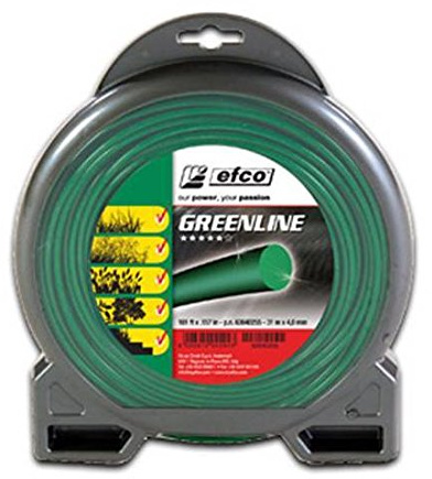 Filo Tondo Per Decespugliatore Greenline - Blister - Diametro Ø: 2,4 mm, Lunghezza: 87 m