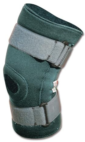 Ginocchiera In Neoprene con Rinforzi Laterali in Metallo - Supporto Premium per Ginocchio, Protezione Efficace per Sport e Riabilitazione (S)
