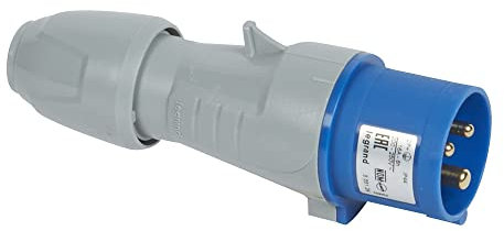 Legrand leg90103 enchufe macho 2 polos + tierra 3 pines 230 V