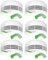 Hekatron 31-5000021-14-01 Rauchmelder Genius Plus X inkl. Funkmodul Basis X – Optional Funk-vernetzbar – 10 Jahre Lebensdauer der Batterie & Mehrfarbig LED – Rauchwarnmelder in Weiß – 6er Set