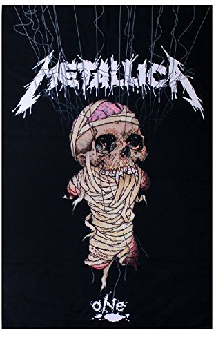 METALLICA ONE Flagge/ flag/ Textile Poster