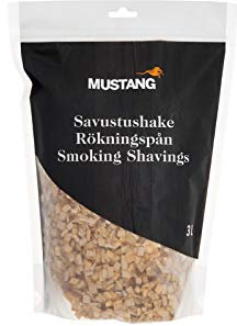 Grillpaul Mustang Räuchermehl | Räucherchips Erle Alder | 490g | 3 Liter Sack