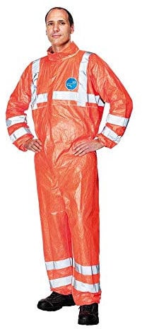 DuPont Tyvek-500Hv_Xl Schutzanzug, Orange, XL Größe