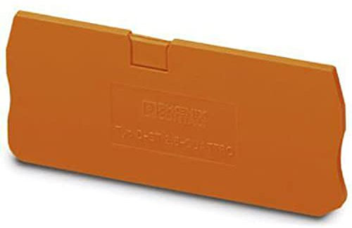 PHOENIX CONTACT D-ST 2.5-QUATTRO OG Abschlussdeckel, 72.2mm Länge, 2.2mm Breite, 29.1mm Höhe, Orange, 50 Stück