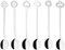 Sambonet Set 12 Cucchiaini Segnaposto Party Oriental 52550C82