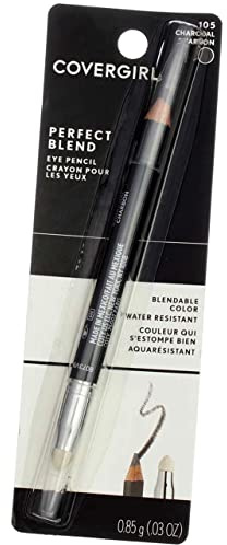 CoverGirl Perfect Blend Eye Pencil, Charcoal - Pack of 2