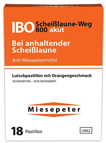 Miesepeter Bonbons - IBO Scheißlaune-Weg 800 akut Lustige Witzige Scherzartikel (1er Pack)