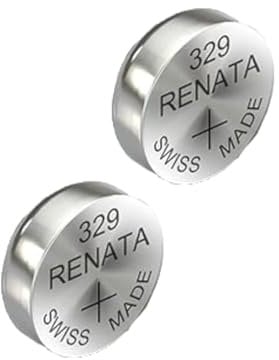 Renata Watch Electronic 329 Silver Oxide Battery 2 Pcs