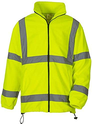 Yoko Herren Yk042/Hvk08 Schwere Fleecejacke mit hoher Sichtbarkeit