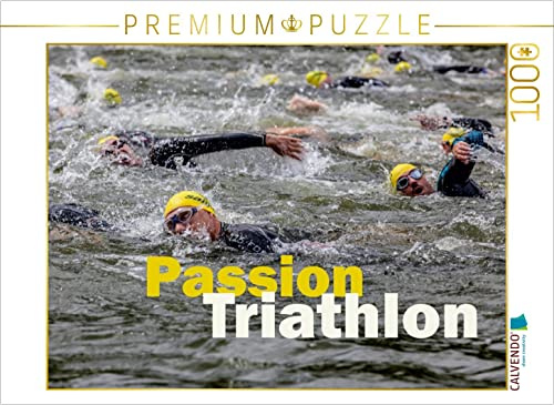 CALVENDO Puzzle Passion Triathlon | 1000 Teile Lege-Größe 64 x 48 cm Foto-Puzzle für glückliche Stunden