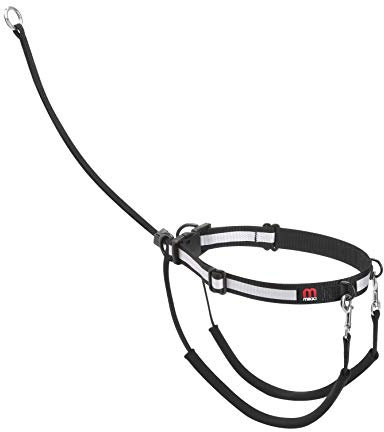Mikki Dog, Puppy Anti Pull Harness Halter -No More Pulling, Tugging or Choking -Fit all Leads -Small,Black