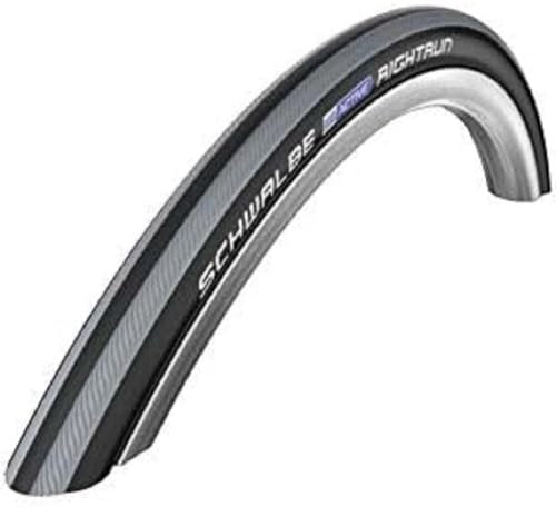 SCHWALBE Fahrradreifen Rightrun K-Guard BLS/B-SK Hs387 2grip Nmc 50epi Neumáticos para Bicicleta, Unisex Adulto, Negro, 24 x 1.00 25-540