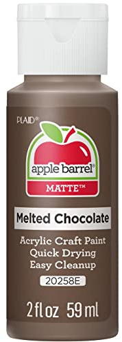 Apple Barrel Acrylic Paint, Melted Chocolate, 2oz