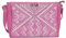 Nicole Lee Jolene Geometric Studwork Messenger Bag, Fuchsia, One Size