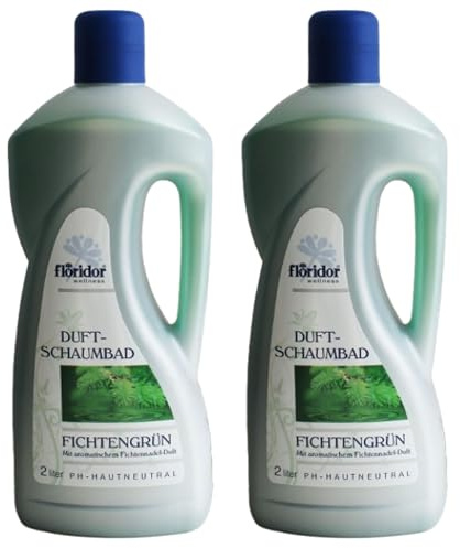 Floridor wellness Duft Schaumbad Fichtengrün 2 x 2L (4 Liter)