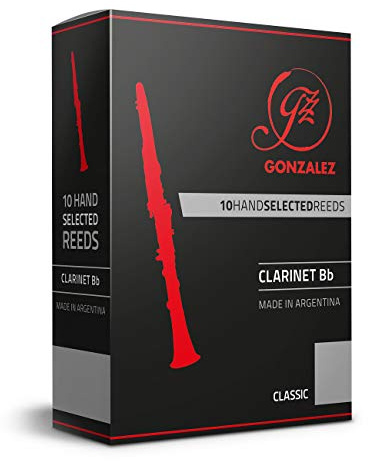 Gonzalez Classic Bb Clarinet Reeds Box of 10 Strength 2