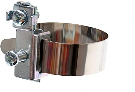 XMediaSat 5 Stück - ETEB1 Band Erdungsschelle | Rostfreier Stahl (V2A), 8-52 mm, Galvanisch/elektrolytisch verzinkt