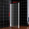 Paroi de douche 185 cm Hauteur Page mur de verre Glasdeals mural pour cabine de douche, Größe:700 x 1850mm