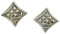 esse - Ohrstecker 925 Silber Markasit