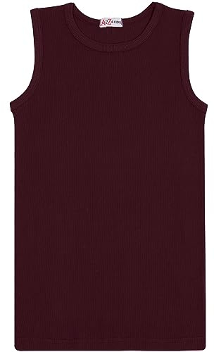 A2Z 4 Kids Boys Sleeveless Running Vest Gym Tank Top Ages 2-13 | Lightweight Breathable Soft Workout Sports Base Layer Summer Vest