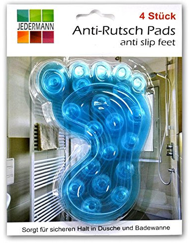 HAC24 4X Antirutsch Einlag für Badewann Dusche Duschmatte Wanneneinlage lila blau