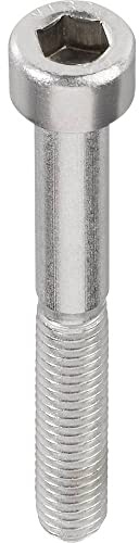 TOOLCRAFT 839711 Zylinderschrauben M4 12 mm Innensechskant DIN 912 Edelstahl A2 100 St.