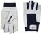 BluePort Erwachsene (Unisex) Segelhandschuhe aus Leder-5 Finger frei S, weiß, S