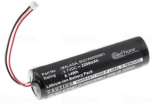 cellePhone Akku Li-Ion kompatibel mit Tomtom Urban Rider Pro - Rider 2 (Ersatz für 6027A0050901) - 2200mAh