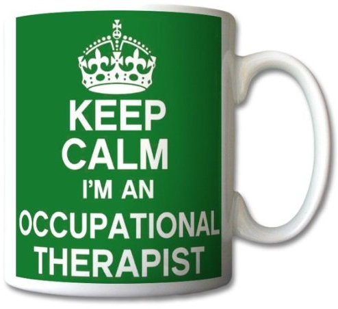 Keep Calm I'm An Occupational Therapist Mug Cup Gift Retro by GrassVillageTM