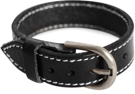 axy SUR9 SURFERARMBAND Serie! ECHT Leder Armband Leather Bracelet (Schwarz)