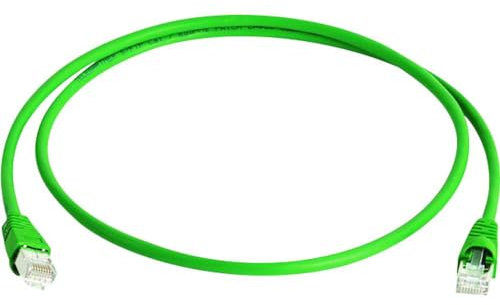 TELEGÄRTNER L00000A0231 Patchkabel Kat.6A (tief), S/FTP, 0,25m grün