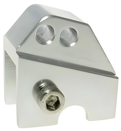 Höherlegungssatz CNC 2-Loch Platin für Piaggio