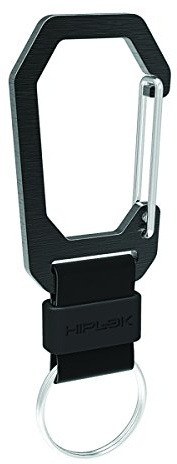Hiplok Aluminium Carabiner Clip with Key Ring