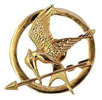 PINS HUNGER GAME doré
