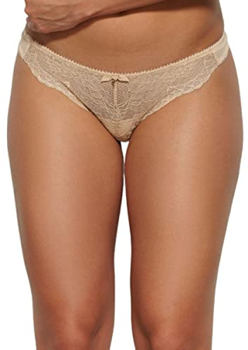 Gossard Women's Superboost Lace Short Thong, Nude, M UK